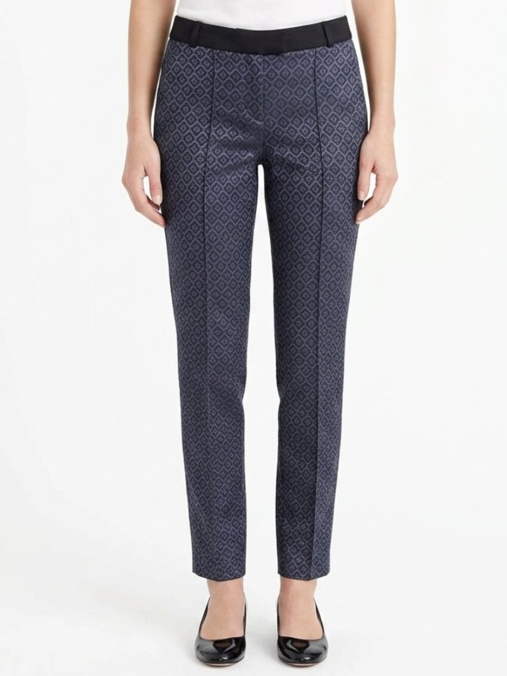 Smart Set Satin Brocade Cigarette Pant NEW- Sz. 00
